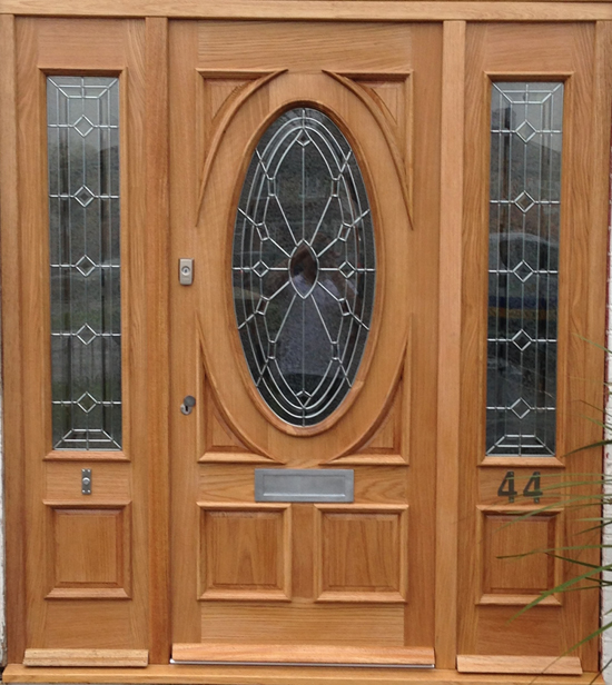 Sovereign Oak Front Door with Sidelight/s